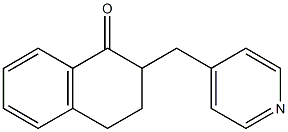 2-(4-Pyridylmethyl)tetralin-1-one Struktur