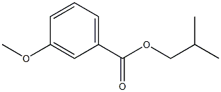 3-Methoxybenzoic acid isobutyl ester Struktur