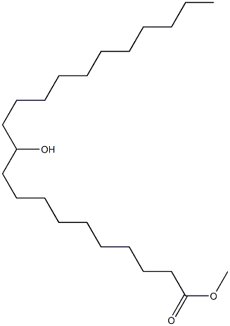 11-Hydroxydocosanoic acid methyl ester Struktur