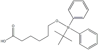 2-[4-[[Diphenyl(tert-butyl)silyl]oxy]butyl]acetic acid Struktur