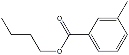 m-Toluic acid butyl ester Struktur