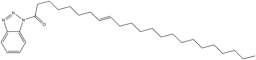 1-(1-Oxo-8-tricosenyl)-1H-benzotriazole Struktur