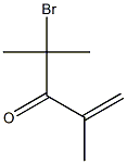 2,4-Dimethyl-4-bromo-1-penten-3-one Struktur