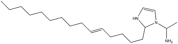 1-(1-Aminoethyl)-2-(5-pentadecenyl)-4-imidazoline Struktur