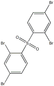 Bis(2,4-dibromophenyl) sulfone Struktur