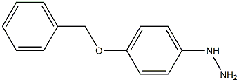 p-(Benzyloxy)phenylhydrazine Struktur