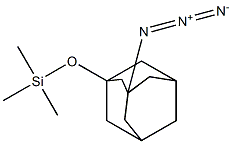 3-Azido-1-(trimethylsiloxy)adamantane Struktur