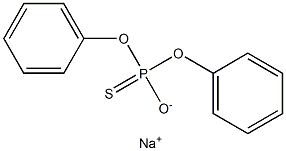 Diphenylmonothiophosphoric acid sodium salt Struktur