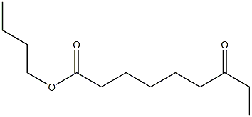 7-Ketopelargonic acid butyl ester Struktur