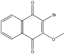 2-Bromo-3-methoxy-1,4-naphthoquinone Struktur