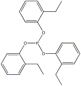 Phosphorous acid tris(2-ethylphenyl) ester Struktur