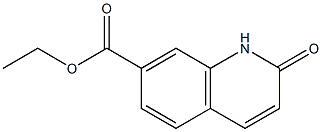 1,2-Dihydro-2-oxoquinoline-7-carboxylic acid ethyl ester Struktur