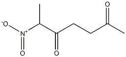 6-Nitroheptane-2,5-dione Struktur