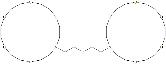 16,16'-[Oxybis(ethylene)]bis[1,4,7,10,13-pentaoxa-16-azacyclooctadecane] Struktur