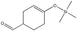 4-(Trimethylsilyloxy)-3-cyclohexene-1-carbaldehyde Struktur