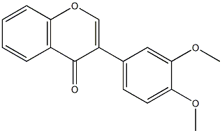 3',4'-Dimethoxyisoflavone Struktur