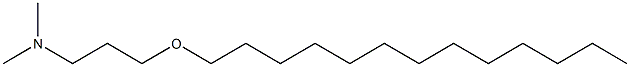 N,N-Dimethyl-3-tridecyloxypropylamine Struktur