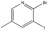 2-Bromo-3-iodo-5-picolin Struktur