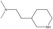 N,N-Dimethyl-2-(3-piperidinyl)-1-ethanamine Struktur