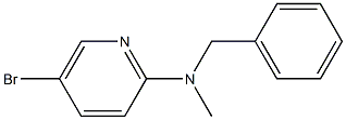 N-Benzyl-5-bromo-N-methyl-2-pyridinamine Struktur