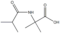 N-Isobutyryl-2-methylalanine Struktur