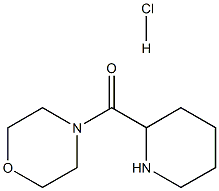 4-Morpholinyl(2-piperidinyl)methanonehydrochloride Struktur