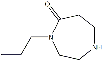 4-Propyl-1,4-diazepan-5-one Struktur