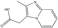 (2-Methyl-imidazo[1,2-a]pyridin-3-yl)-acetic acid Struktur