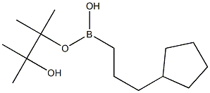 3-Cyclopentylpropylboronic acid pinacol ester, 97% Struktur