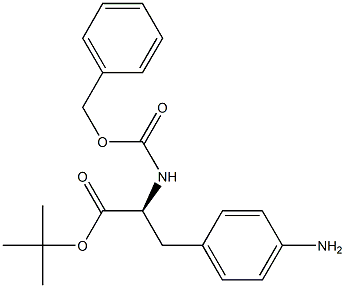 4-Amino-N-Cbz-L-phenylalanine-tert-butylester Struktur