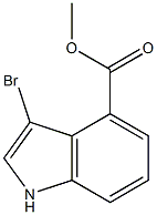 3-Bromo-4-carbmethoxyindole Struktur