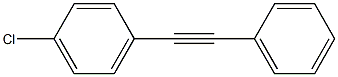 1-Chloro-4-(phenylethynyl)benzene Struktur