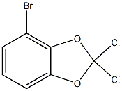 4-bromo-2,2-dichlorobenzo[d][1,3]dioxole Struktur