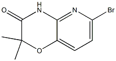 6-Bromo-2,2-dimethyl-4H-pyrido[3,2-b][1,4]oxazin-3-one Struktur