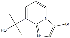 2-(3-bromoimidazo[1,2-a]pyridin-8-yl)propan-2-ol Struktur