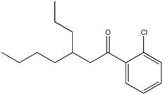 4-octyl-2'-chloroacetophenone Struktur