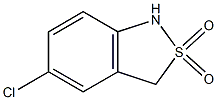 5-chloro-1,3-dihydro-2,1-benzisothiazole 2,2-dioxide Struktur