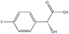 (R)-2-(4-fluorophenyl)-2-hydroxyacetic acid Struktur