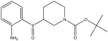 3-(2-Amino-benzenesulfinyl)-piperidine-1-carboxylic acid tert-butyl ester Struktur