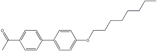 1-(4'-(octyloxy)biphenyl-4-yl)ethanone Struktur