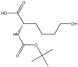 Boc-D-6-hydroxynorleucine Struktur