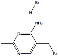 5-(BroMoMethyl)-2-MethylpyriMidin-4-aMine hydrobroMide Struktur