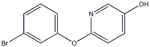 6-(3-broMophenoxy)pyridin-3-ol Struktur