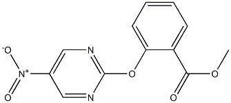 Methyl 2-(5-nitropyriMidin-2-yloxy)benzoate Struktur