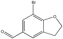 7-Bromo-2,3-dihydrobenzo[b]furan-5-carboxaldehyde Struktur