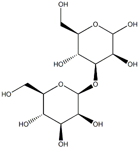 3-O-(b-D-Mannopyranosyl)-D-mannopyranose Struktur