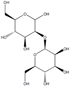 2-O-(b-D-Mannopyranosyl)-D-mannopyranose Struktur