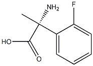 (R)-2-amino-2-(2-fluorophenyl)propionic acid Struktur