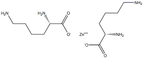 Lysine zinc Struktur