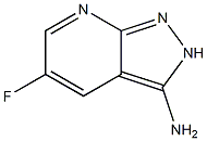 5-Fluoro-2H-pyrazolo[3,4-b]pyridin-3-ylamine Struktur